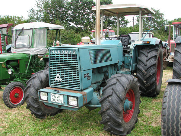 Traktor Schlepper Hanomag Brillant 701 A Allrad + Druckluft +